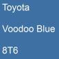 Preview: Toyota, Voodoo Blue, 8T6.